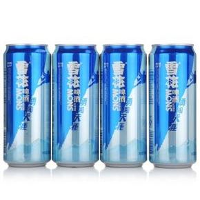 Snowbeer 雪花啤酒 勇闯天涯500ml*4听x2件 26元(2件5折)