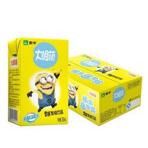 手慢无# 蒙牛 香蕉大眼萌 乳味饮品250ml*16 整箱装 9.9元(手机端)