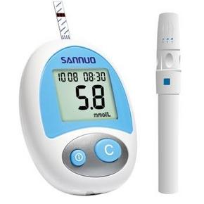 手慢无# 三诺（SANNUO） 安稳血糖测试仪 9.9元