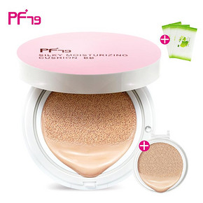 双11预告# 韩国PF79 气垫BB霜x2盒 49.9元包邮(买1送1)