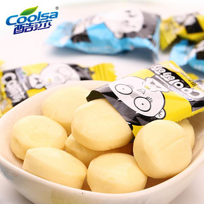 酷莎 香蕉牛奶夹心软糖 9.9元包邮