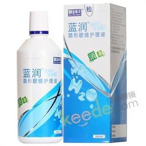 神价格# 蓝睛灵 蓝润隐形眼镜护理液360ML*11瓶 0元(165-165)