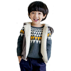 韩国 悦蜜 加厚加绒小耳朵马甲外套 45元包邮