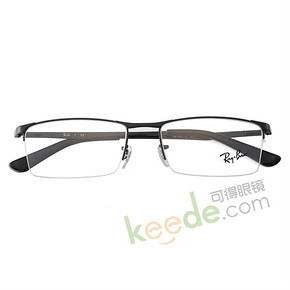 RayBan 雷朋 6281D-2503-55 金属近视镜框（黑色）269元包邮(5折+券码，双重优惠)