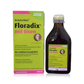 手慢无# Salus Floradix 德国 绿铁元果蔬汁 500ml  87元包邮