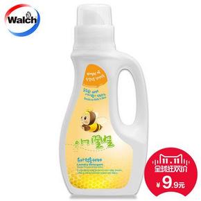 小额红包好去处# 威露士 蜜蜂宝贝 韩国版婴儿洗衣液 1kg 9.9元包邮
