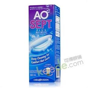 CIBA Vision 视康 洁镜 双氧水隐形眼镜护理液360ml+双氧镜片杯 9.9元包邮