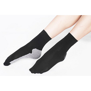 前60分钟# 新百隆 秋冬加厚80D天鹅绒防滑棉底短丝袜 10双装 42.8返21.4元