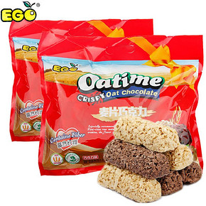 前10分钟# 马来西亚进口 EGO 香脆燕麦巧克力468g*3包 23.5元包邮(23点)
