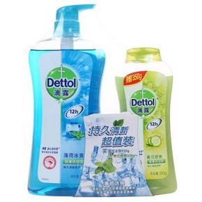 华北# 滴露 健康沐浴露950g+350g+950g+350g+得宝手帕纸12包 35.6元(105.5-69.9)