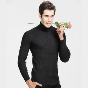 前10分钟# 男士 加厚弹力高领毛衣  39.5元包邮