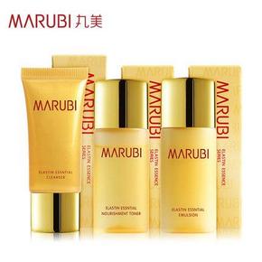 丸美 弹力蛋白旅行试用套装（洁面15g+保养液15ml+乳液15ml） 9.9元包邮