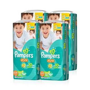 Pampers 日本 帮宝适XL38片*4包装拉拉裤  286元包邮(316-30券)