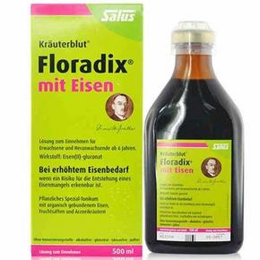 西方阿胶# Salus Floradix 德国 绿铁元果蔬汁 500ml 89元(119-30券)