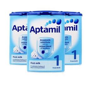 英国 Aptamil 爱他美 婴儿奶粉 1段 900克*3罐 296元包邮(326-30券，另有)