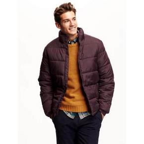 OLD NAVY 男 经典立领拉链百搭棉服夹克 多色 199元包邮(399-200券)