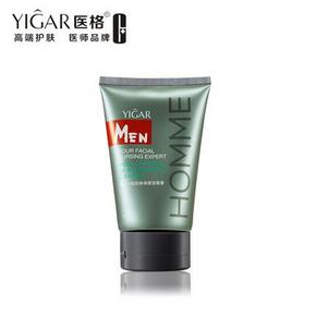 YIGAR 医格  男士竹炭控油洁面膏100g*3支 29.7元(114-114.3)