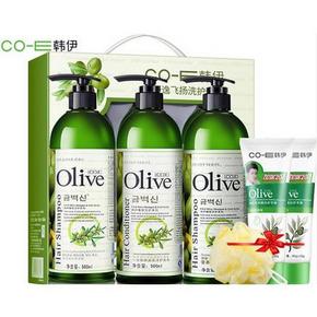 韩伊 OLive 橄榄洗发水护发沐浴露500mlx3瓶 39元包邮
