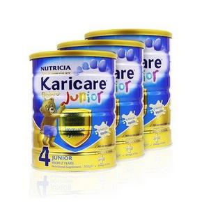 Karicare 可瑞康 金装婴幼儿配方奶粉 4段 900*3罐装 339元包邮(369-30券，折113元/罐)