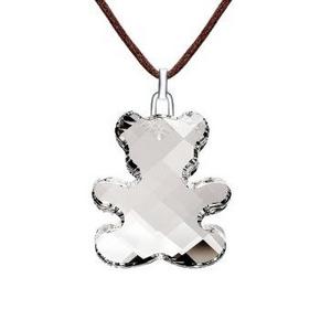 手机端#SWAROVSKI 施华洛世奇 透明水晶小熊吊坠 199元包邮