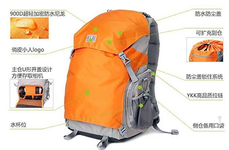 卡斯曼(Caseman)AOB1-02 多用途 专业双肩单反相机包