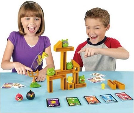 美泰 Mattel Games 愤怒的小鸟 W2793 木桩版
