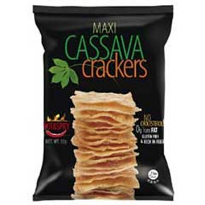 印尼进口 MAXI 梅西 木薯脆片火辣味50g*4  13.8元