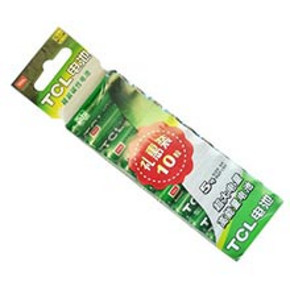 TCL R6P-C10 5号碳性电池 10粒P型特惠排装 折3.75元(7.5，买1赠1)