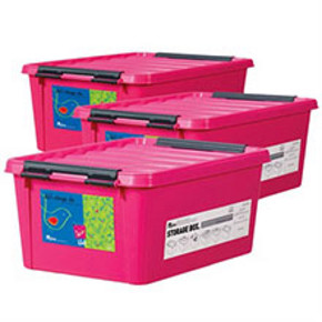 乐扣乐扣 INP111易开收纳箱3件套  15Lx3件  整理箱 约85元(169，300-150)