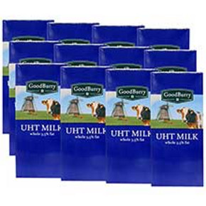 Good Burry 谷德堡 全脂、低脂 牛奶1L*12盒 99元包邮