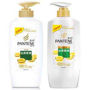 PANTENE 潘婷 丝质顺滑洗发露700ml +精华素700ml 54元(还可满减)