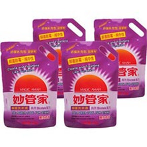 限区域：MAGIC AMAH 妙管家 抑菌洗衣液 2kgx 4袋 39.9元(44.9，79-10)