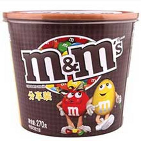 补货：M&M’s 牛奶巧克力 豆妙趣畅享碗牛奶 270g 16.5元(33，买2付1)