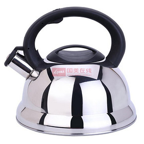 美厨（MAXCOOK) MCO-3L不锈钢欧式鸣音水壶  19元
