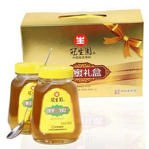 华北站：冠生园蜂蜜 精美礼盒装480g*2瓶 折36元(69，199-100)