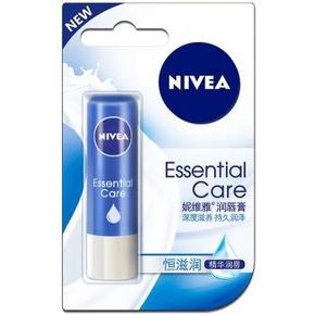 凑单优品：NIVEA 妮维雅 润唇膏4.8g 天然型  9.9元(可199-80)