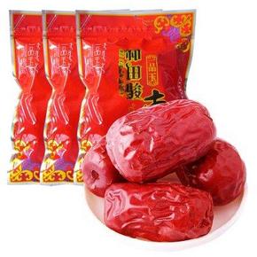 一品玉 和田骏枣 六星450g*3包 50元(110-10，买2付1)