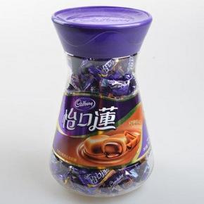 怡口莲 巧克力味夹心太妃糖 738g/盒 折35元(80-10，买2付1)