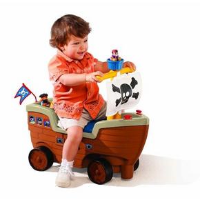 Little Tikes 小泰克 海盗船游戏车/学步车 199元(299-100)