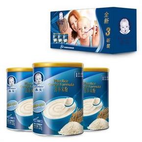 小神价：嘉宝 燕麦营养米粉超值礼盒225g*3/盒 45元包邮(拍下)