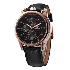 MEGIR 美格尔 SN3005GREBK-1N0石英男士手表   149元包邮