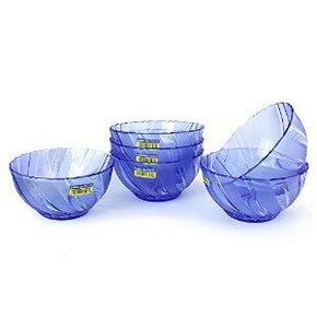 DURALEX 多莱斯 6只装家庭餐具蓝色花纹碗 69元，平时158