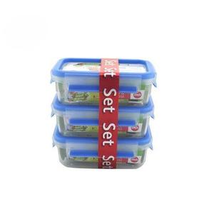 EMSA 爱慕莎 乐鲜系列塑料保鲜盒 508558 长方形1000ml*3 60元