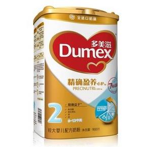 Dumex 多美滋 精确盈养延续较大婴儿配方奶粉 2段 900克 139元包邮