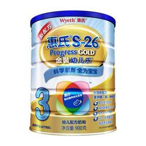 Wyeth 惠氏 S-26金装幼儿乐幼儿配方奶粉 900g 3段12-36个月 139元包邮