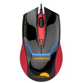 手机端 白菜价：新贵（Newmen） N400 有线游戏发光鼠标 9.9元