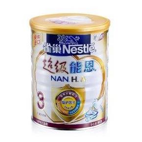雀巢 超级能恩 适度水解蛋白配方奶粉 3段 800g*2桶 413.6元(需用码)