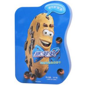 趣多多 巧克力味曲奇饼干盒装 337g   折19.5元（39 元，买1赠1）