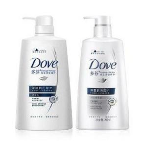多芬 DOVE 深度损伤理护洗发乳700ml+精华素700ml 57元(114，买2付1)
