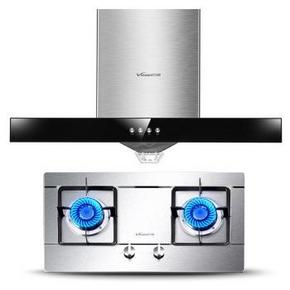 万和(Vanward) CXW-200-X55HW B20XW 纯钢欧式烟灶套餐(液化气) 1298元(1498-200)